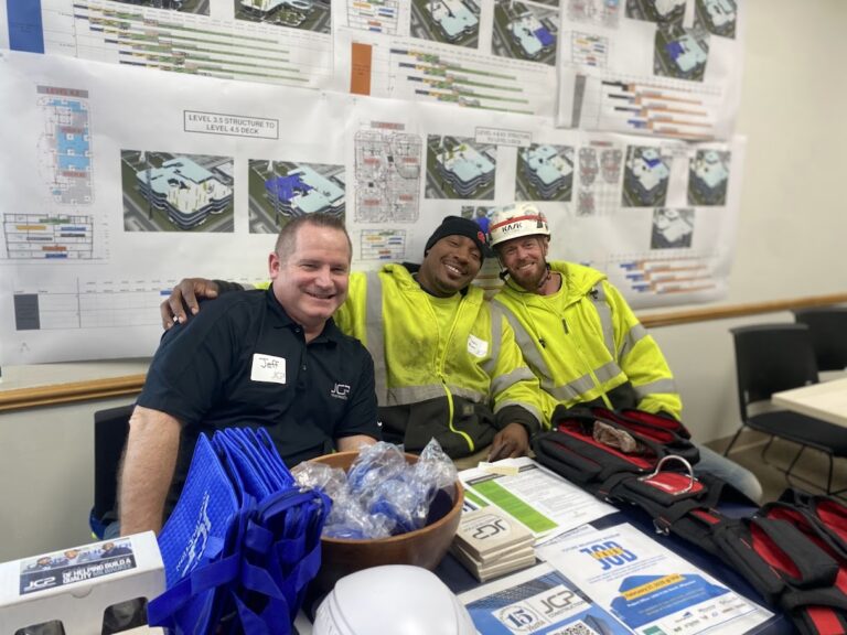 JCP employees at a career fair