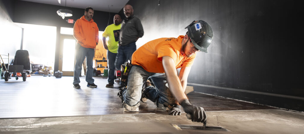 JCP employees working on a jobsite