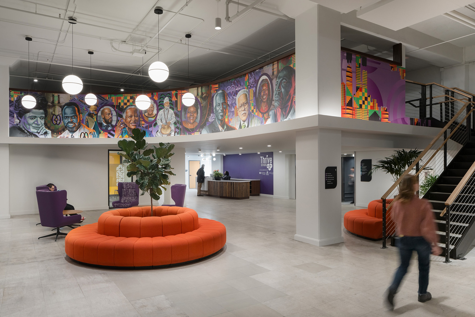 Thrive On King lobby area