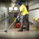 man cleaning - lead remediation at MPS
