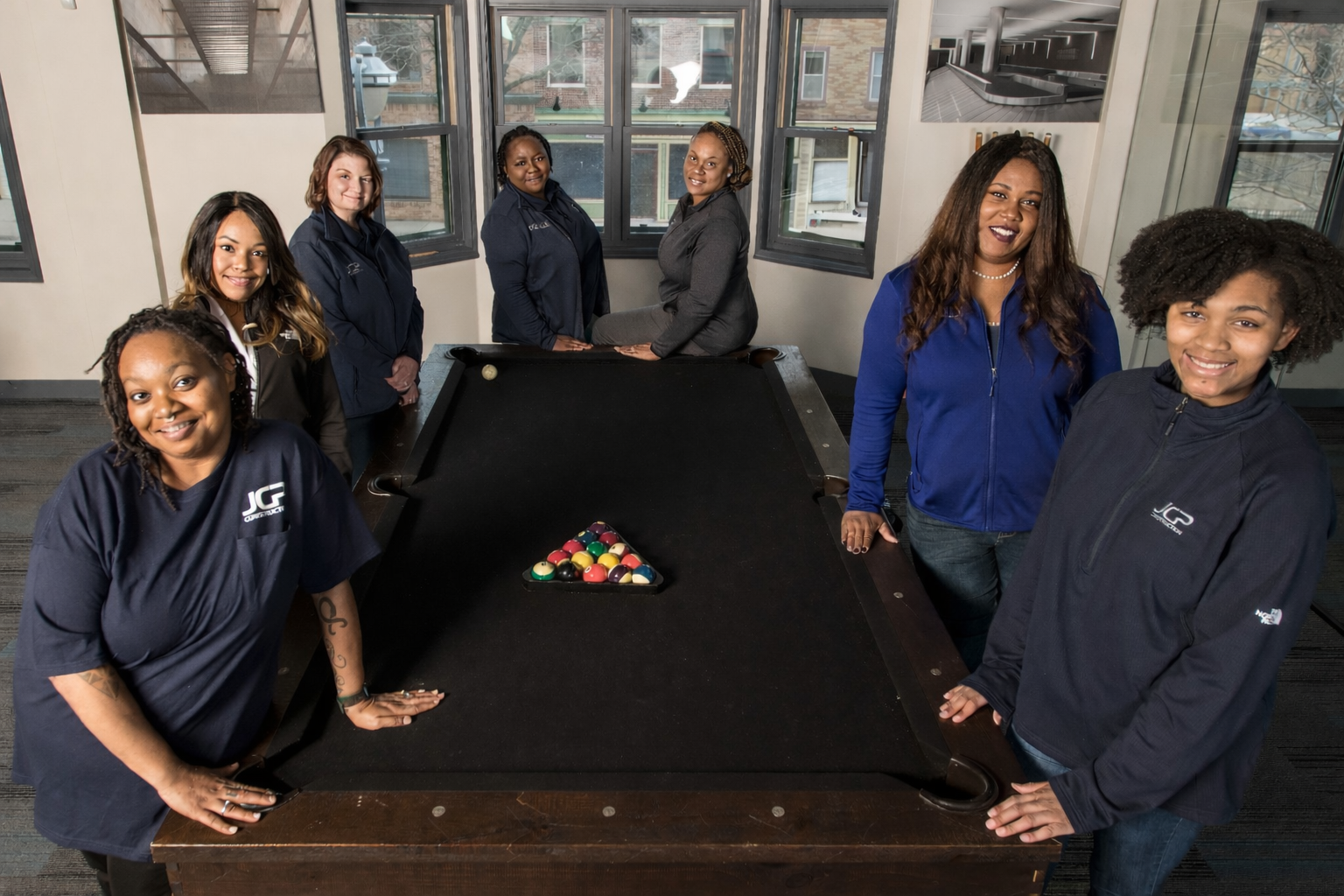 Women employees of JCP Construction