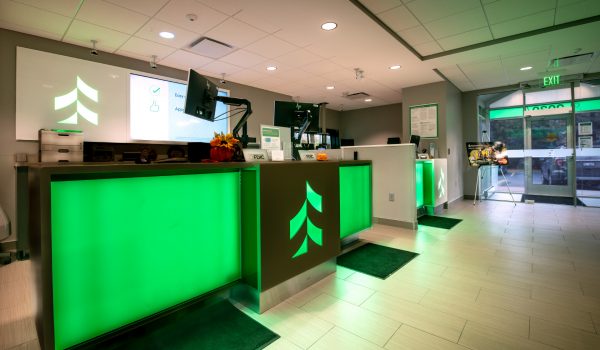 Associated Bank teller desks