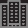 Corporate building icon